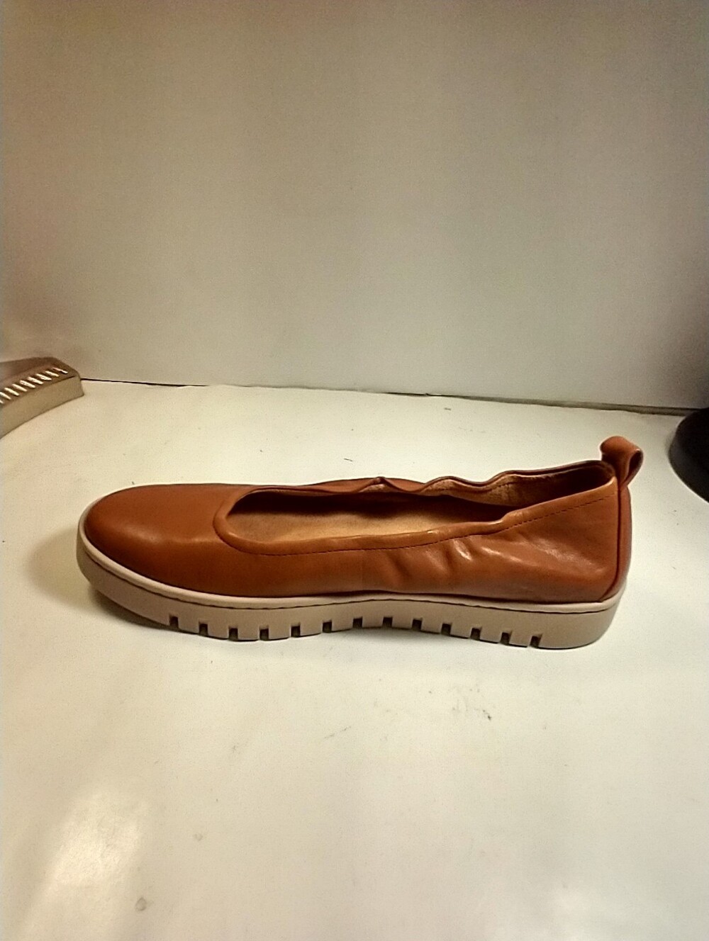 Vionic Uptown Ballet Brown Leather Slip On Shoes Women's sz 8.5. - Picture 6 of 10